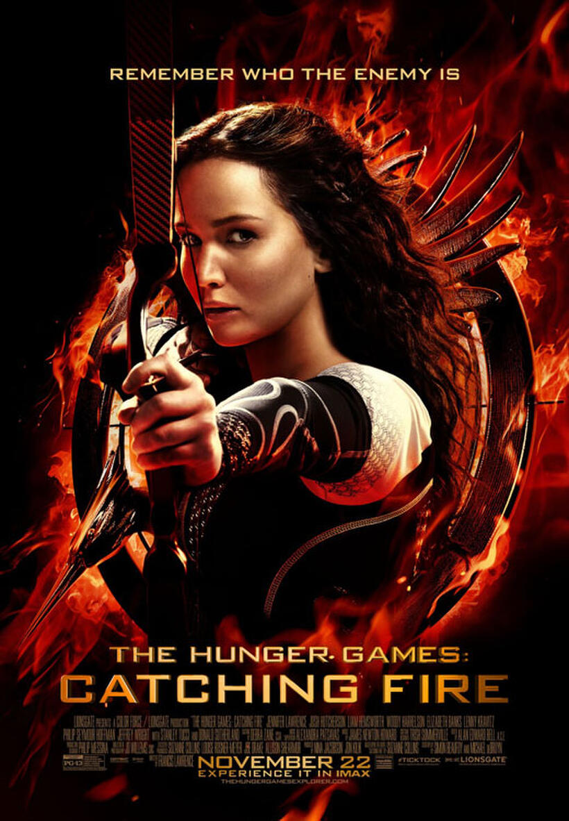 Poster art for "The Hunger Games: Catching Fire The IMAX Experience."