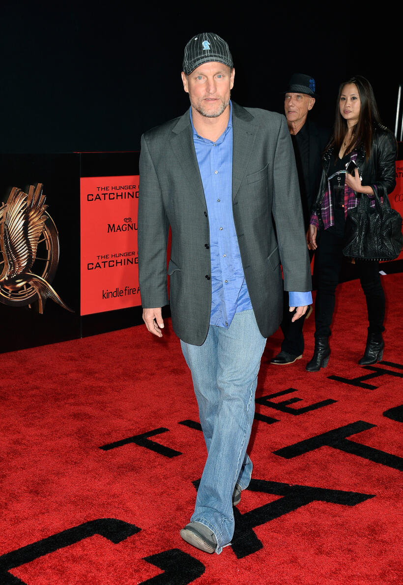 Woody Harrelson at the California premiere of "Hunger Games: Catching Fire."