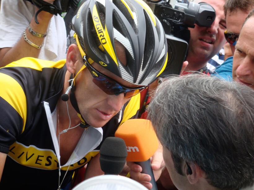Lance Armstrong in "The Armstrong Lie."