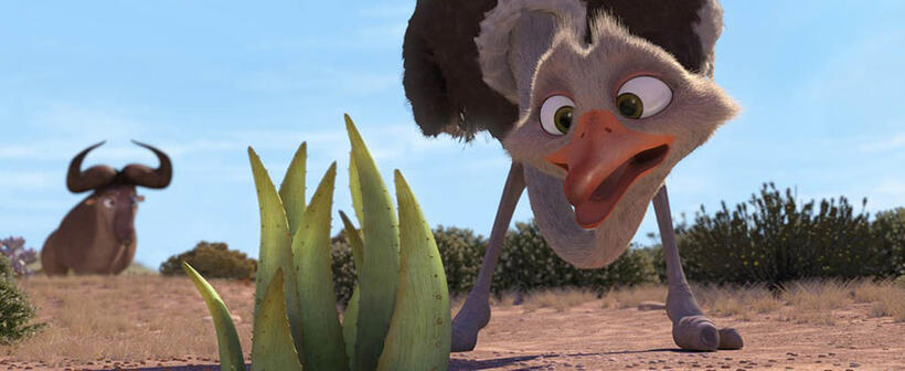 Mama V voiced by Loretta Devine and Bradley voiced by Richard E. Grant in "Khumba."