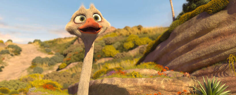 Bradley voiced by Richard E. Grant in "Khumba."