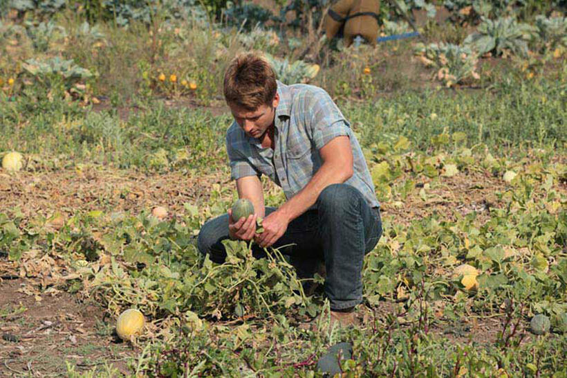 Glen Powell in "Red Wing."