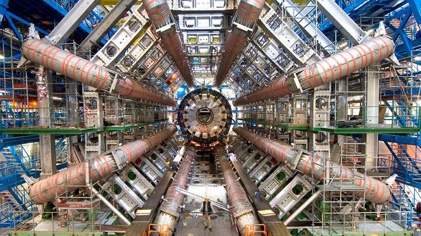 A scene from "Particle Fever."