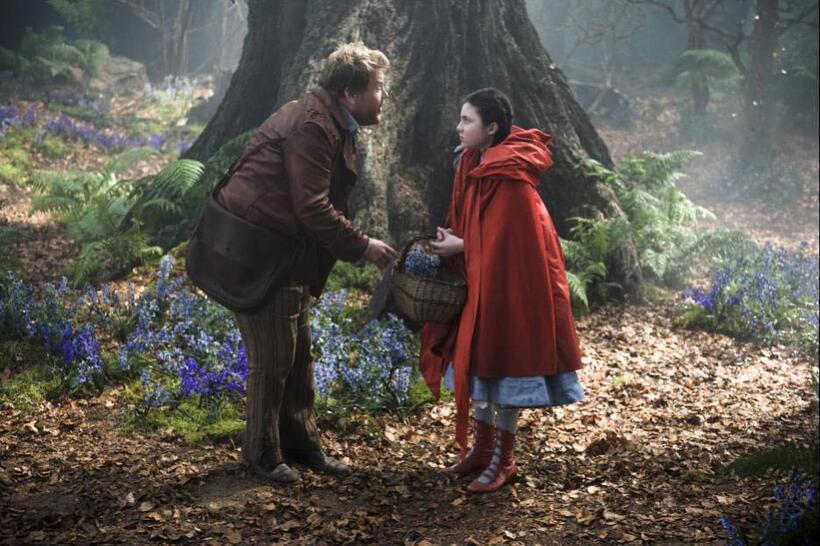 James Corden and Lilla Crawford in "Into the Woods."