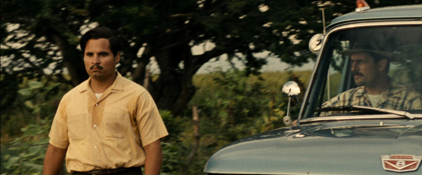 Michael Pena as Cesar Chavez in "Cesar Chavez."