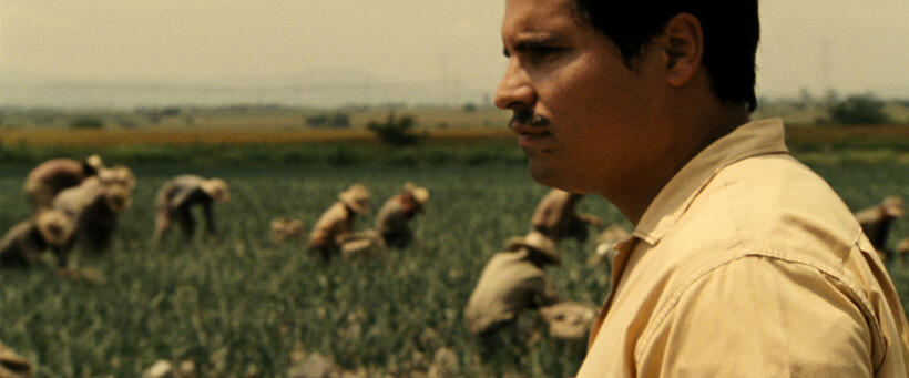 Michael Pena as Cesar Chavez in "Cesar Chavez."