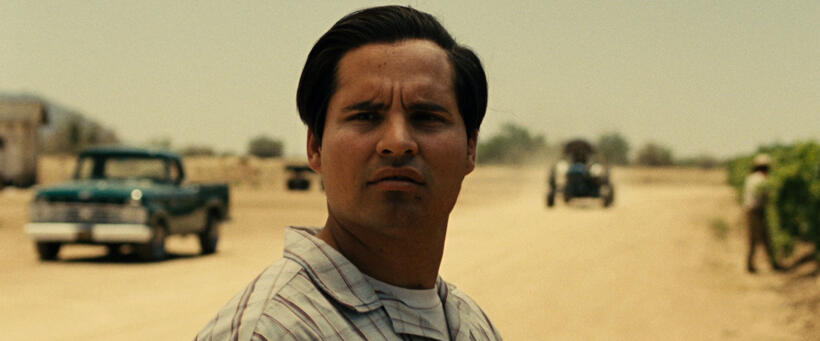 Michael Pena as Cesar Chavez in "Cesar Chavez."