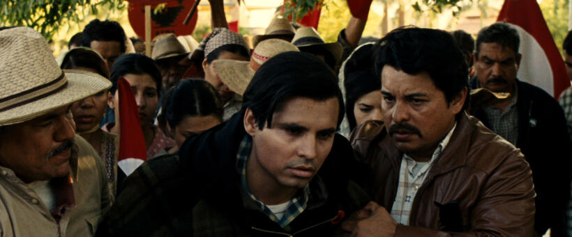 Michael Pena as Cesar Chavez in "Cesar Chavez."