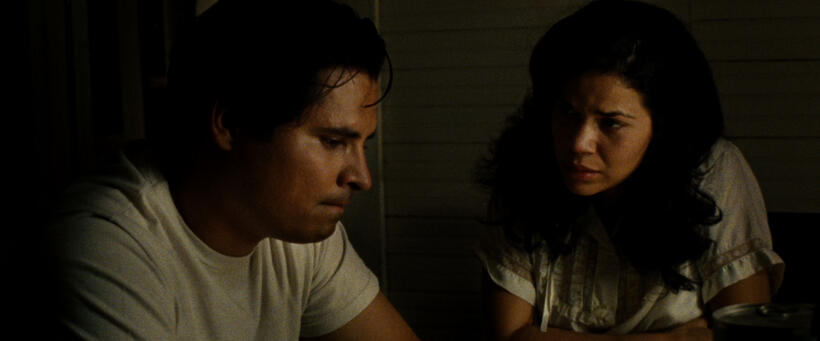 Michael Pena as Cesar Chavez and America Ferrera as Helen Chavez in "Cesar Chavez."