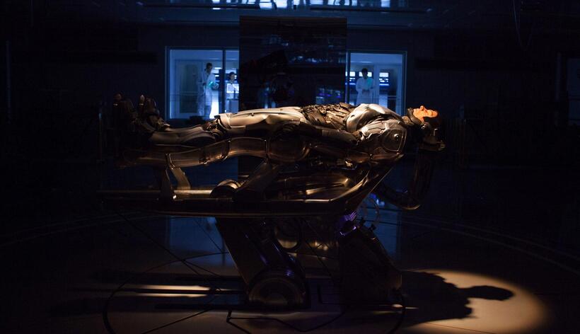 Joel Kinnaman as RoboCop in "RoboCop."