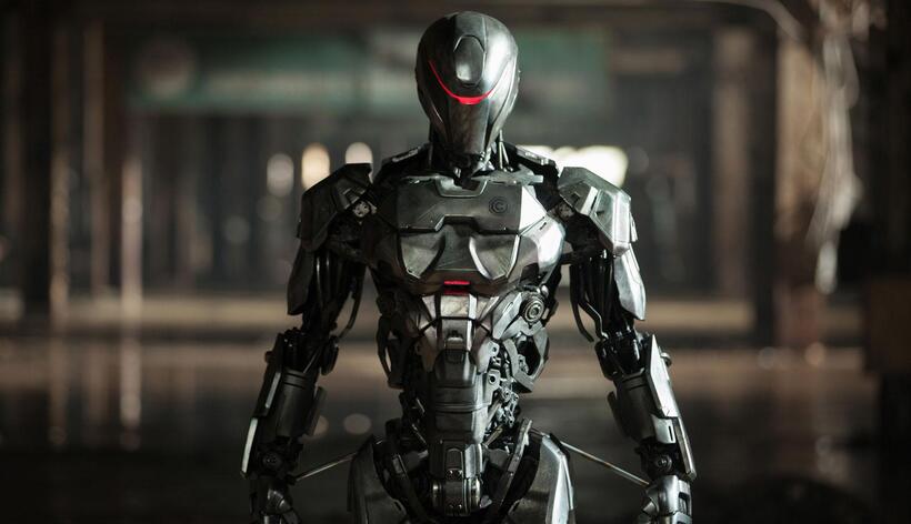 Joel Kinnaman as RoboCop in "RoboCop."