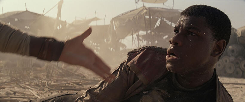 John Boyega in "Star Wars: Episode VII - The Force Awakens."