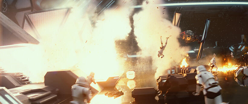A scene from "Star Wars: Episode VII - The Force Awakens."