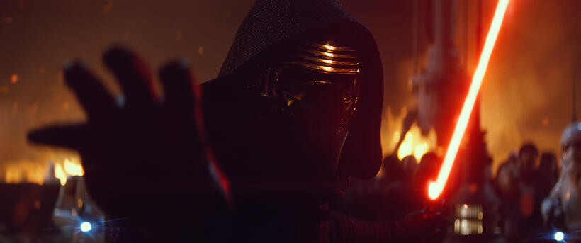A scene from "Star Wars: Episode VII - The Force Awakens."