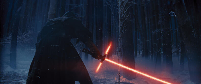 A scene from "Star Wars: Episode VII - The Force Awakens."