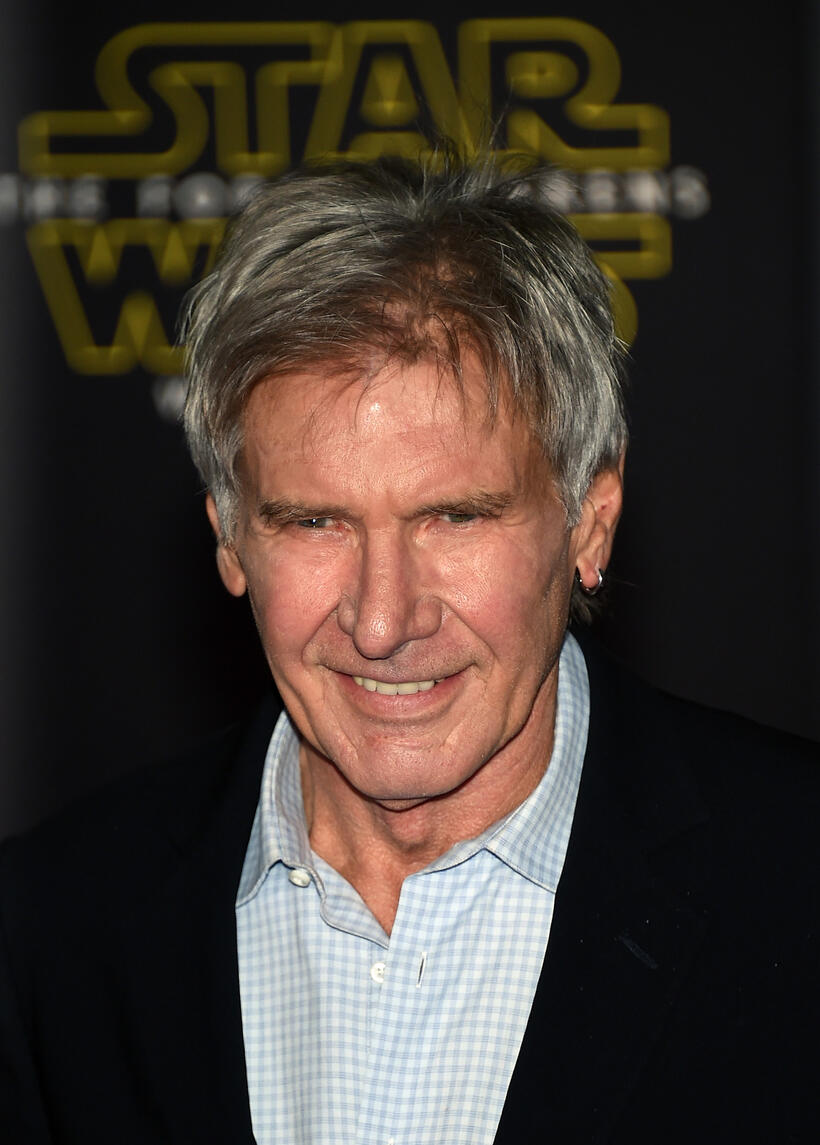 Harrison Ford at the California premiere of "Star Wars: The Force Awakens."
