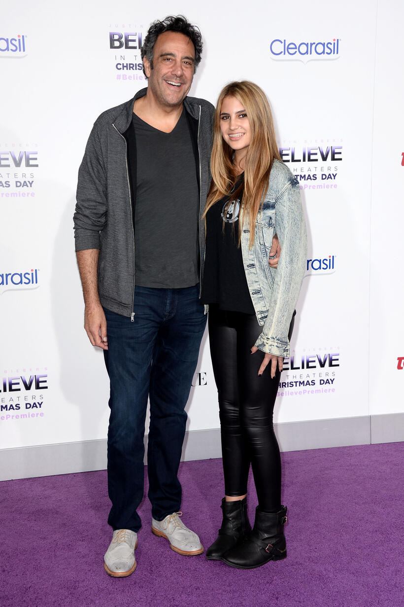 Brad Garrett and Hope Garrett at the World premiere of "Justin Bieber's Believe."