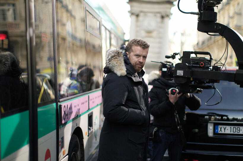 Director McG on the set of "3 Days to Kill."