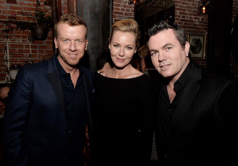Director McG, Connie Nielsen and executive producer Tucker Tooley at the California premiere of "3 Days to Kill."