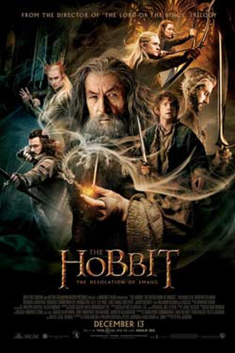 Poster art for "The Hobbit: The Desolation of Smaug Double Feature 3D."