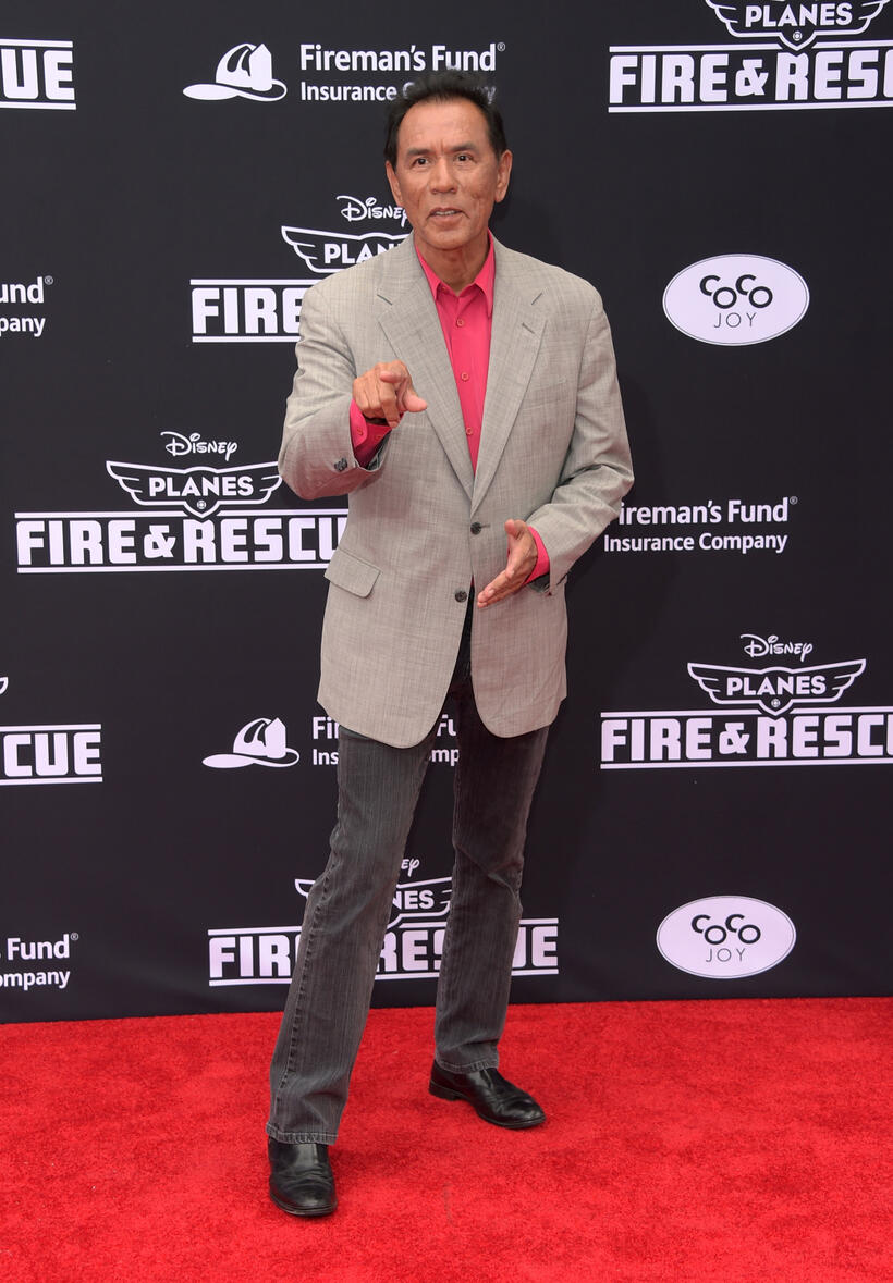Wes Studi at the California premiere of "Planes: Fire & Rescue."