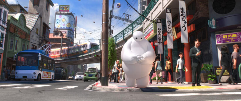A scene from "Big Hero 6."