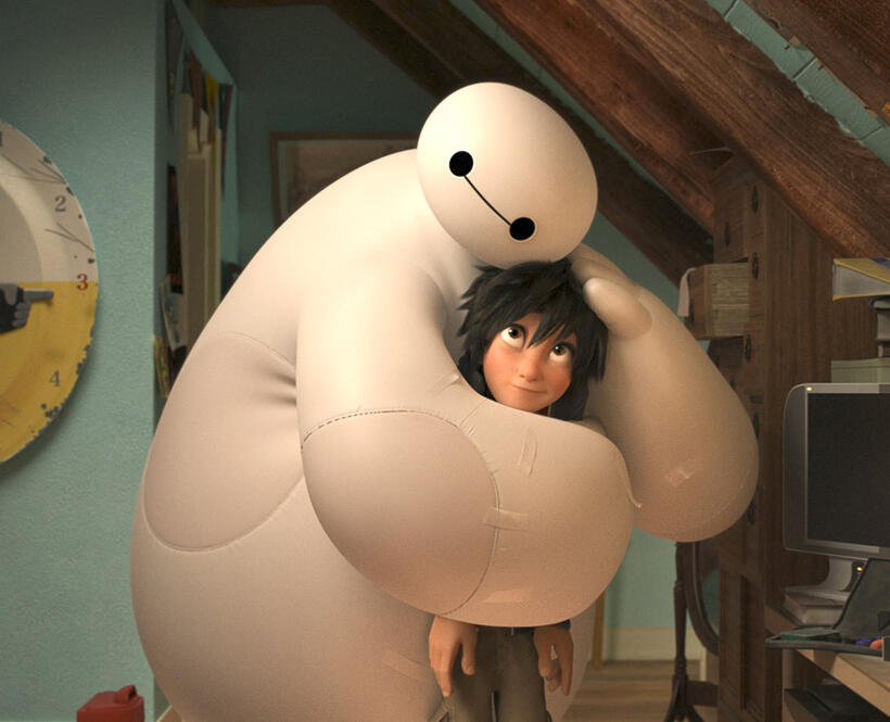 robot and hiro in big hero 6