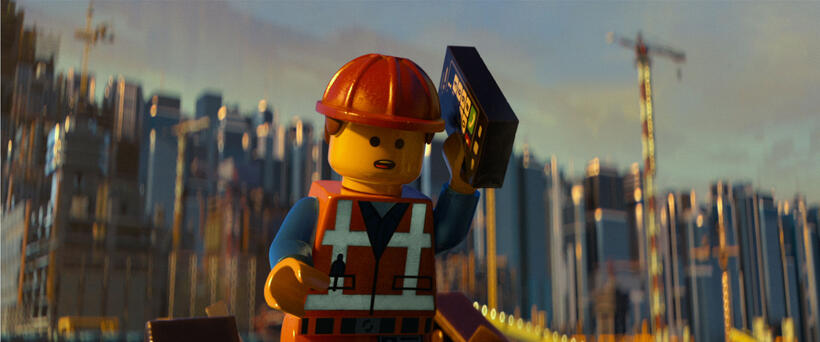 Emmet voiced by Chris Pratt in "The LEGO Movie."