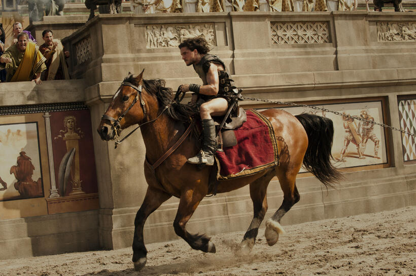 Kit Harington as Milo in "Pompeii."