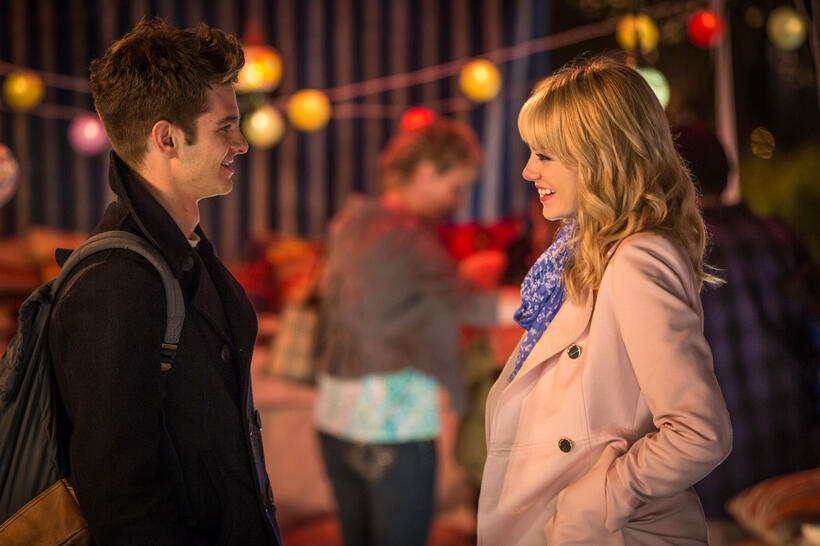 Andrew Garfield and Emma Stone in "The Amazing Spider-Man 2."