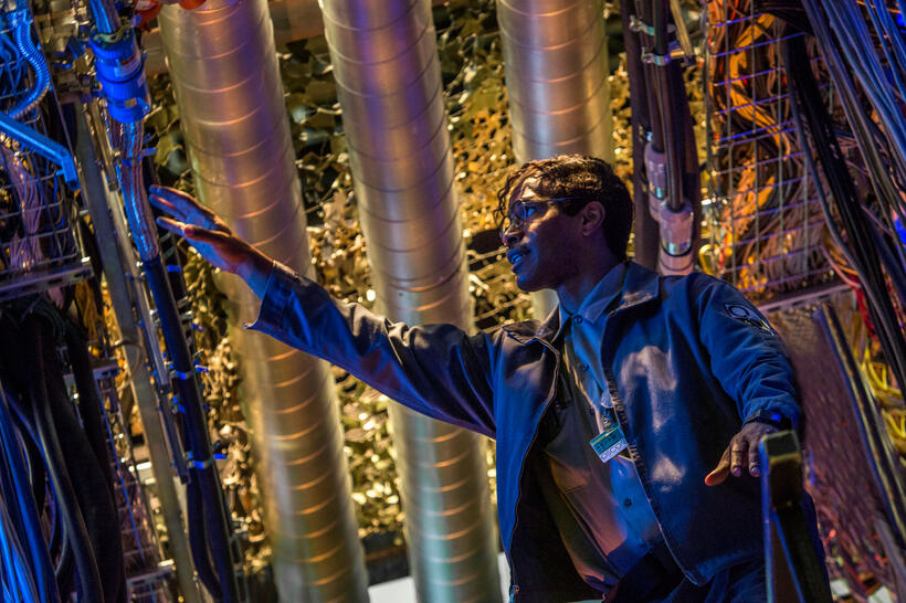 Jamie Foxx as Electro in "The Amazing Spider-Man 2."