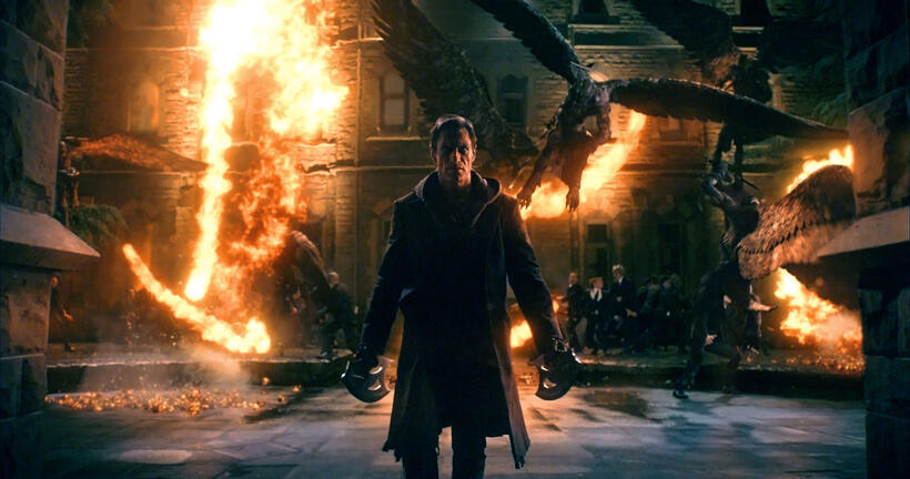 Aaron Eckhart as Adam in "I, Frankenstein."