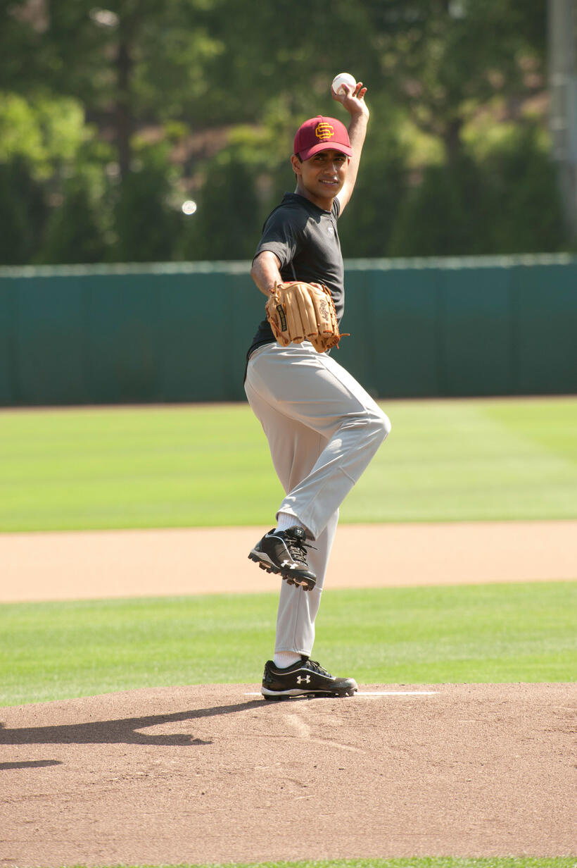 Suraj Sharma as Rinku in "Million Dollar Arm."