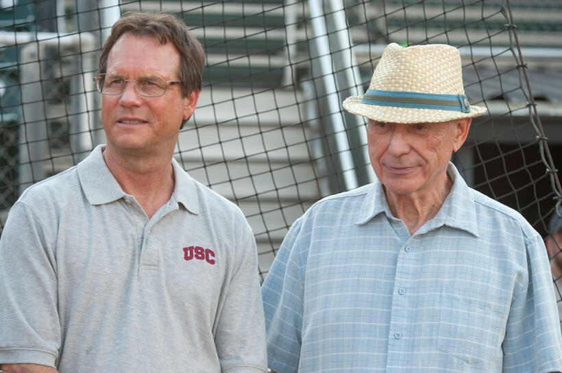 Bill Paxton as Tom House and Alan Arkin as Ray in "Million Dollar Arm."
