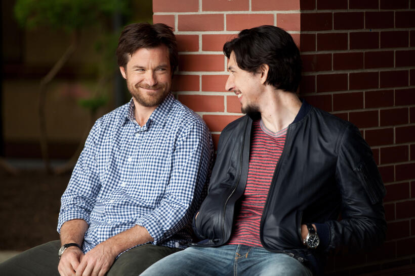 Jason Bateman as Judd Altman and Adam Driver as Phillip Altman in "This Is Where I Leave You."