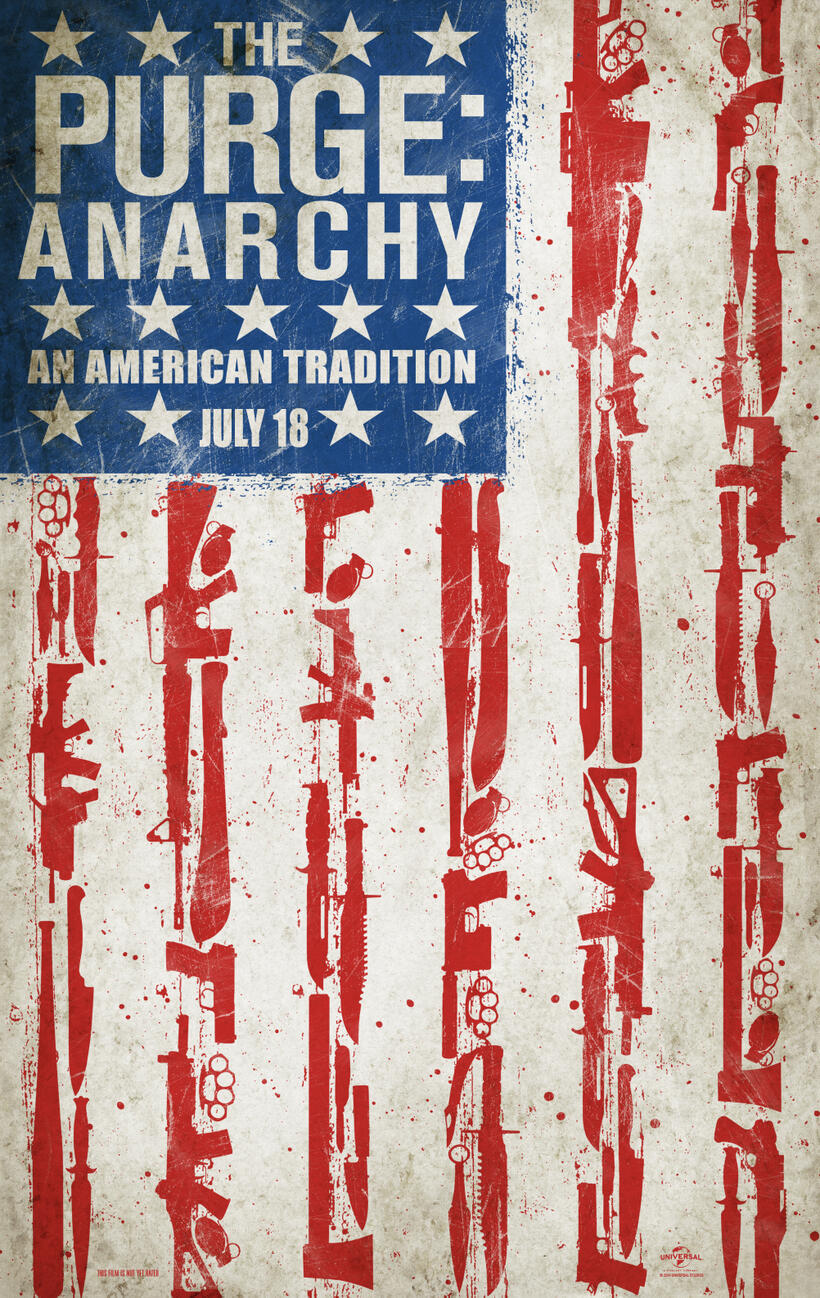 Poster art for "The Purge: Anarchy."
