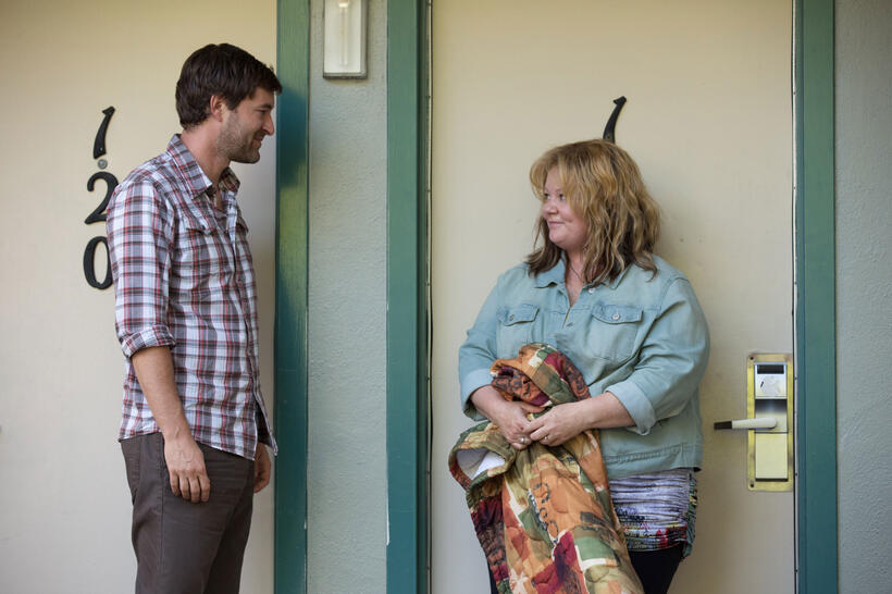 Mark Duplass as Bobby and Melissa Mccarthy as Tammy in "Tammy."