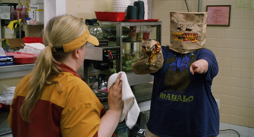 Sarah Baker as Becky and Melissa Mccarthy as Tammy in "Tammy."
