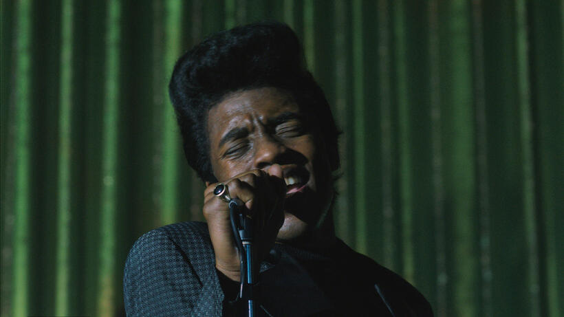Chadwick Boseman as James Brown in "Get On Up."