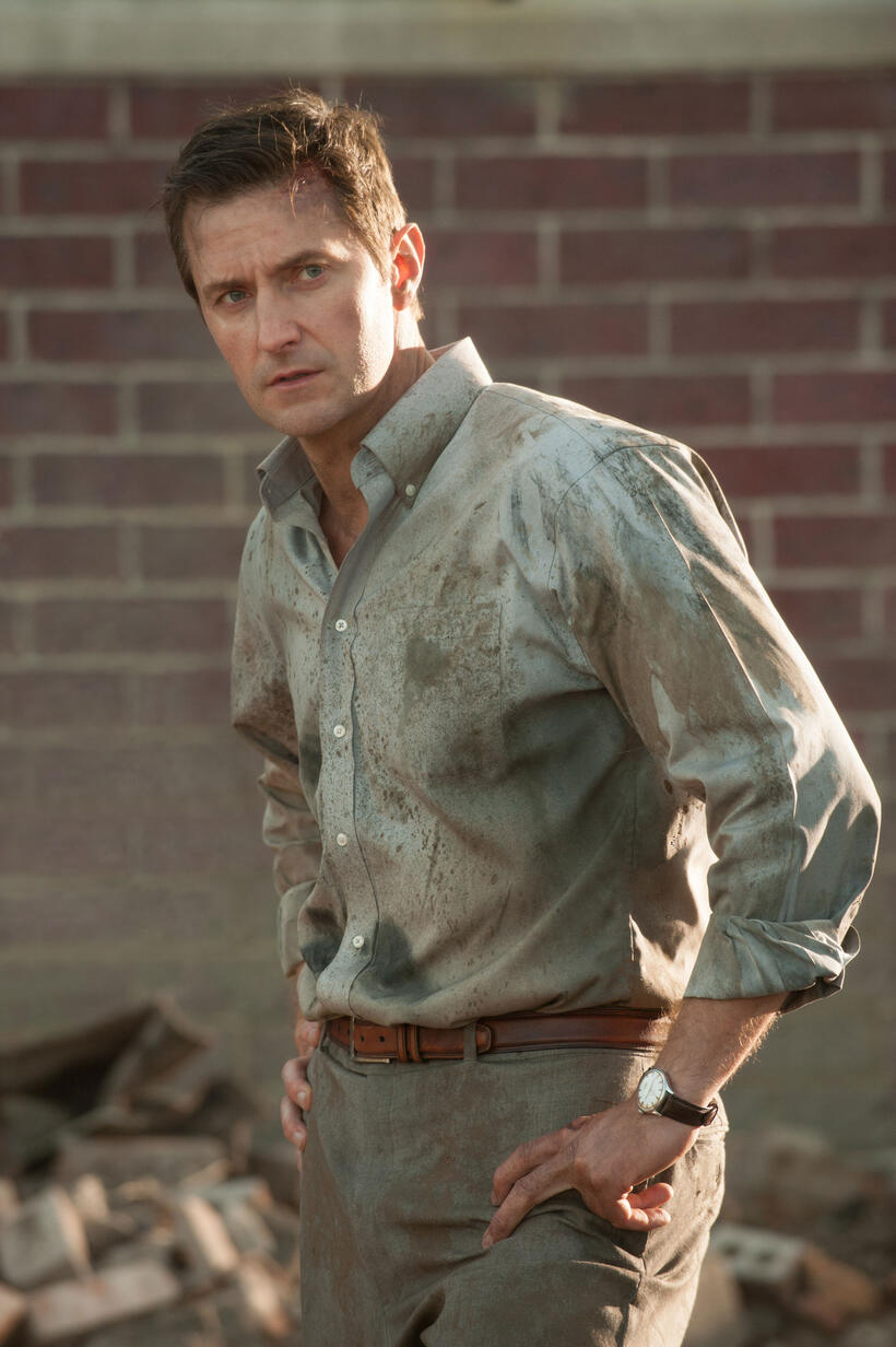 Richard Armitage as Gary in "Into the Storm."
