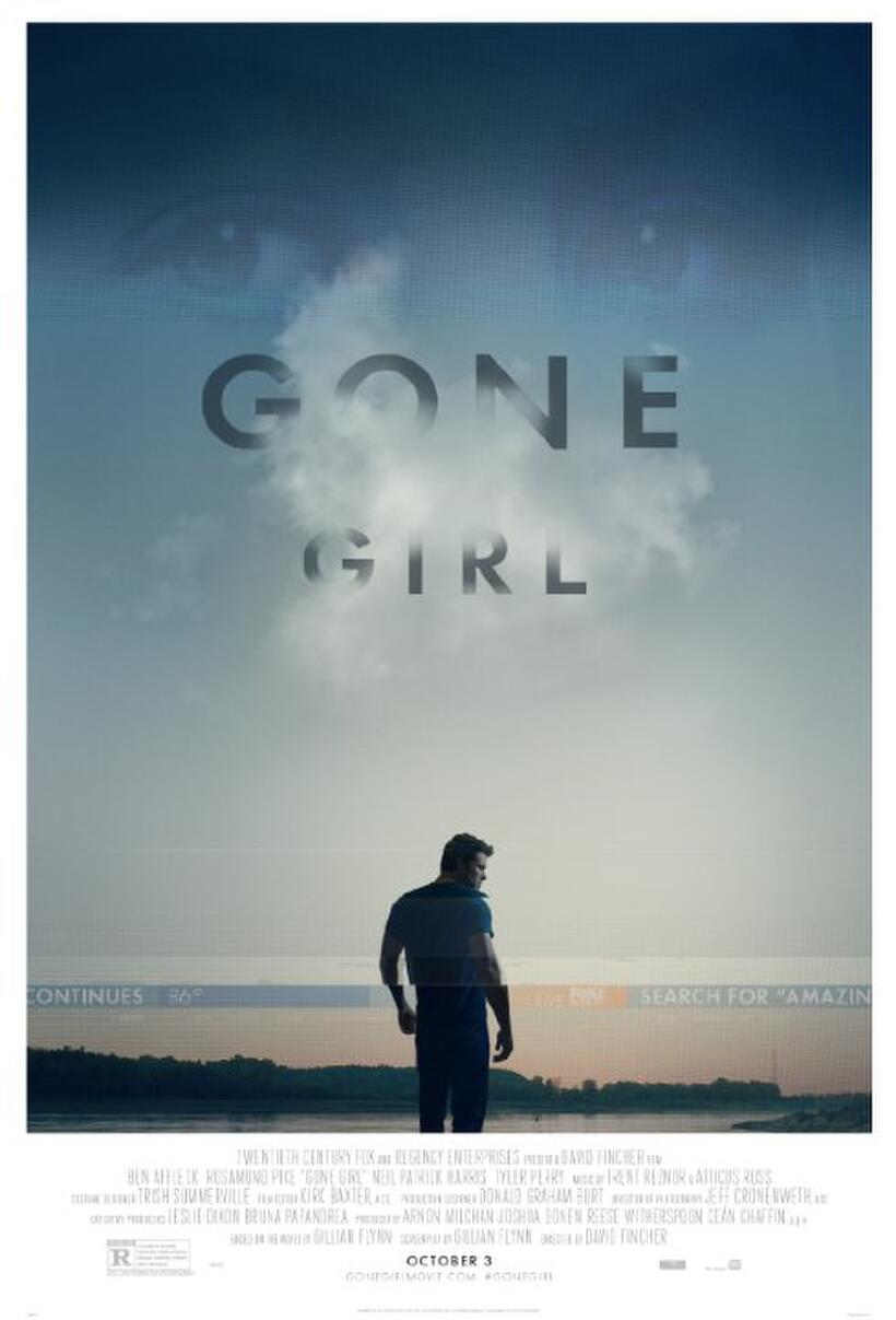 ben affleck in poster art for gone girl