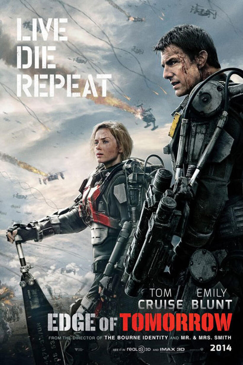 Poster art for "Edge of Tomorrow: An IMAX 3D Experience."