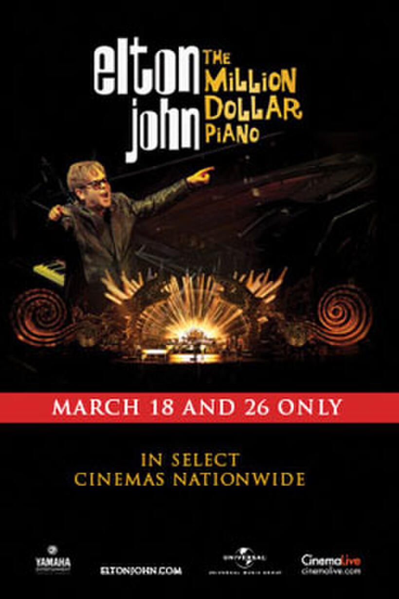 Poster for "Elton John: The Million Dollar Piano"