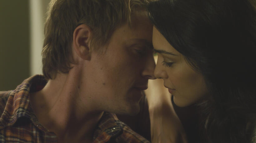 (L-R) Riley Smith and Nazanin Boniadi in the romantic comedy  “Shirin In Love” a Sideshow Releasing release. 