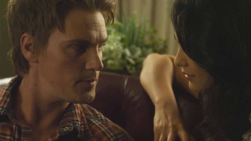 Riley Smith and Nazanin Boniadi in "Shirin in Love."