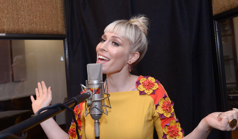 Singer Natasha Bedingfield sings for the official soundtrack of "The Pirate Fairy"
