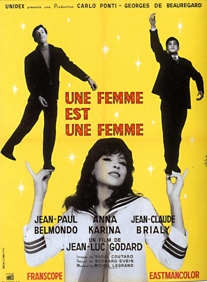 Poster art for "A Woman Is A Woman."
