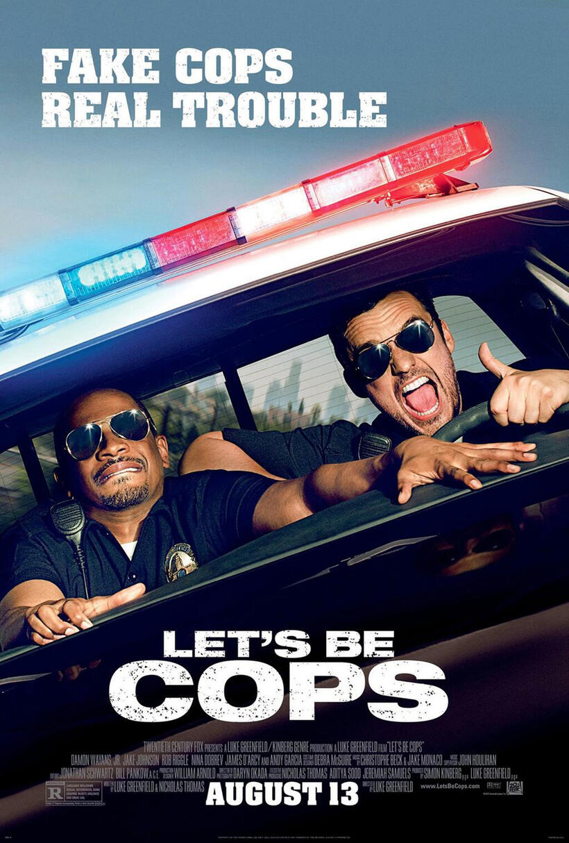 Poster art for "Let's Be Cops."