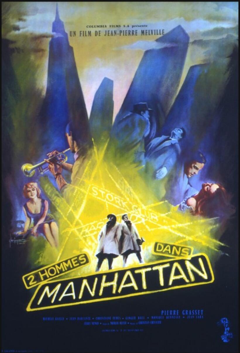 Poster art for "Two Men In Manhattan."
