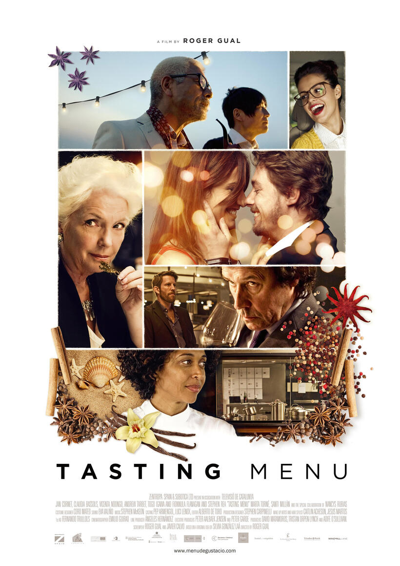 Poster art for "Tasting Menu."